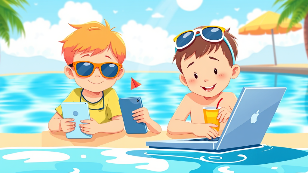 Summer Screen Time Safety: Keeping Kids Safe When They're Online More
